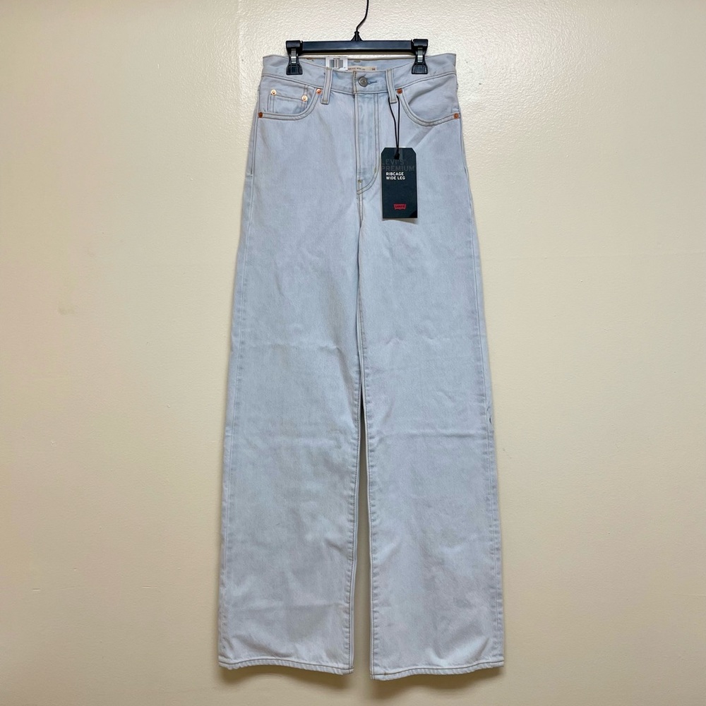 Levi’s Ribcage Wide Leg Light Blue Jeans